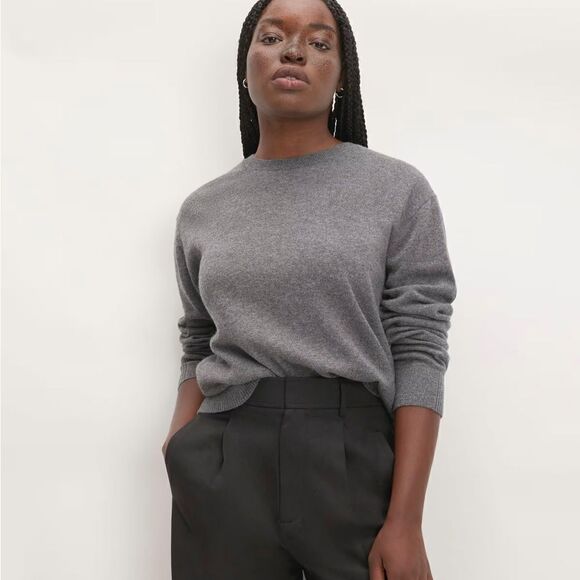 Everlane The Cashmere Classic Crew Sweater - Picture 1 of 11